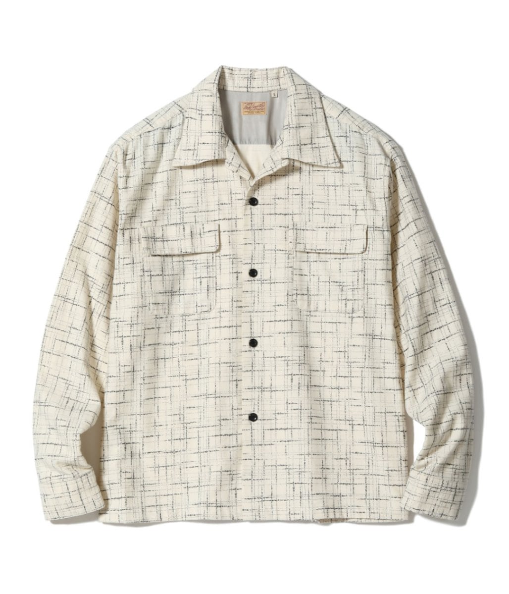 Lot No. SE29379 / Mid 1950s Style Flannel Sports Shirt SPLASH