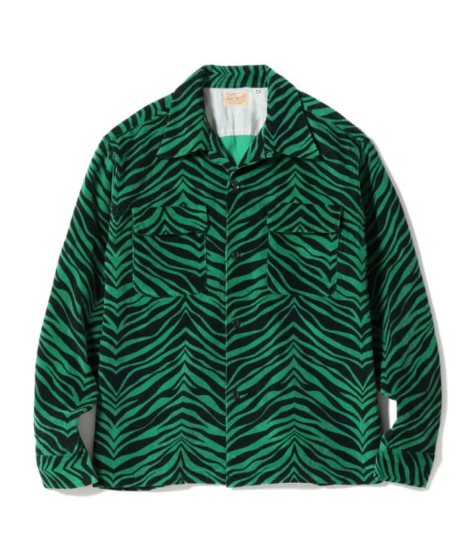 Lot No. SE29381 / Mid 1950s Style Corduroy Sports Shirt ��ZEBRA��