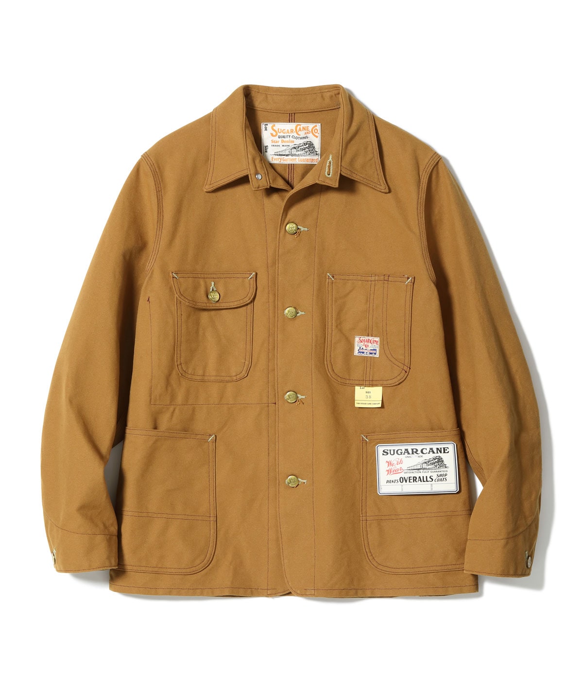 Lot No. SC15657 / 13oz. BROWN DUCK WORK COAT