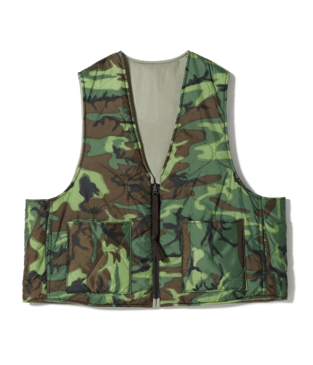 Lot No. MO15631 / MODUCT DOUBLE A-side REVERSIBLE VEST (Reversible Side)
