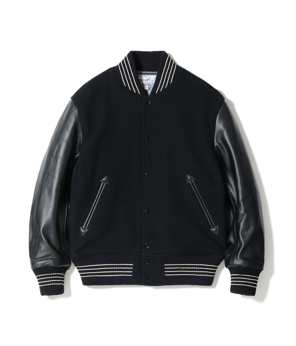 Lot No. WV15606 / 30oz. WOOL MELTON AWARD JACKET SOLID