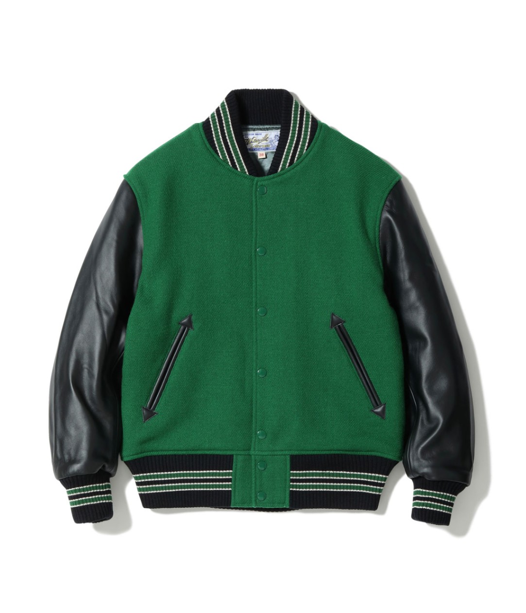 Lot No. WV15606 / 30oz. WOOL MELTON AWARD JACKET SOLID