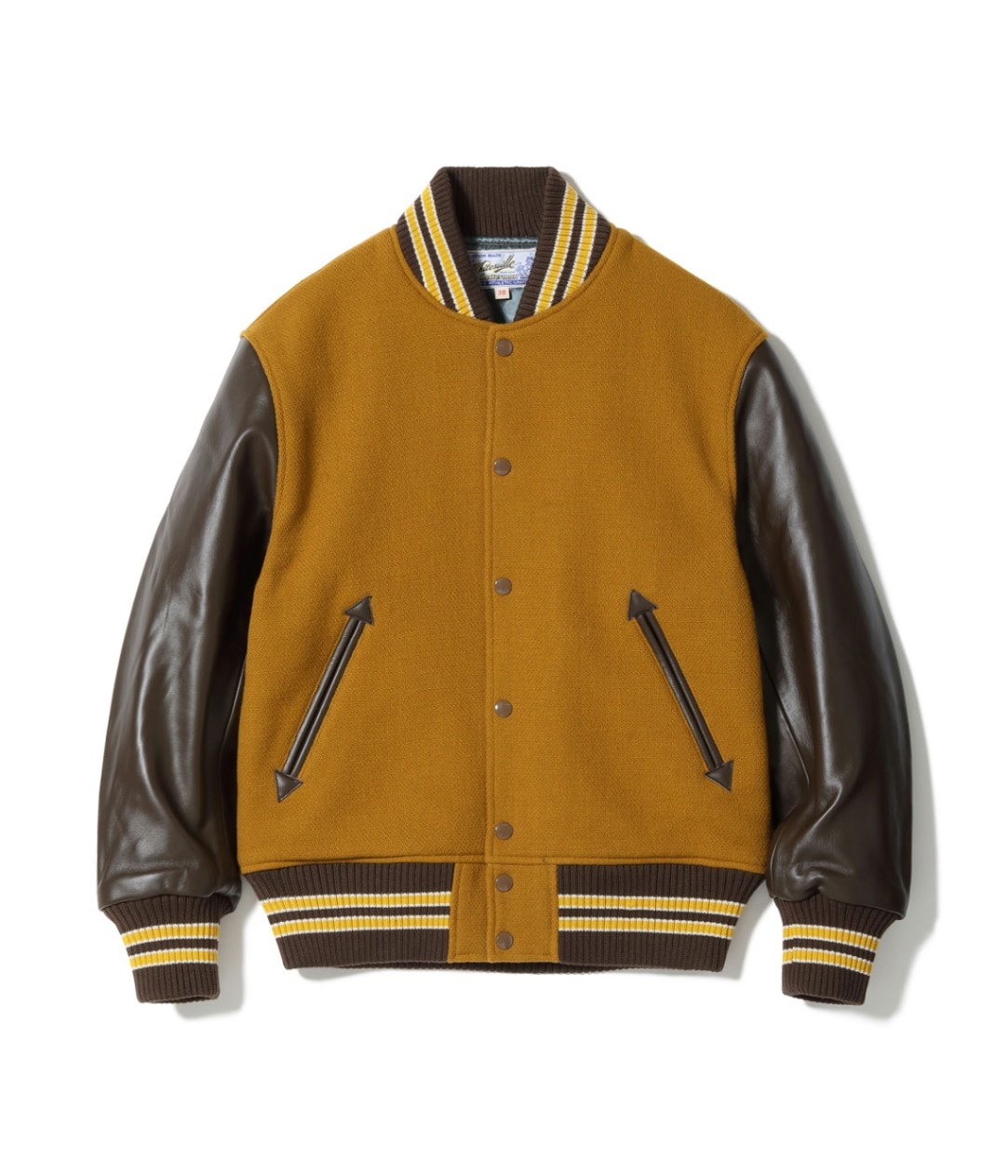 Lot No. WV15606 / 30oz. WOOL MELTON AWARD JACKET SOLID