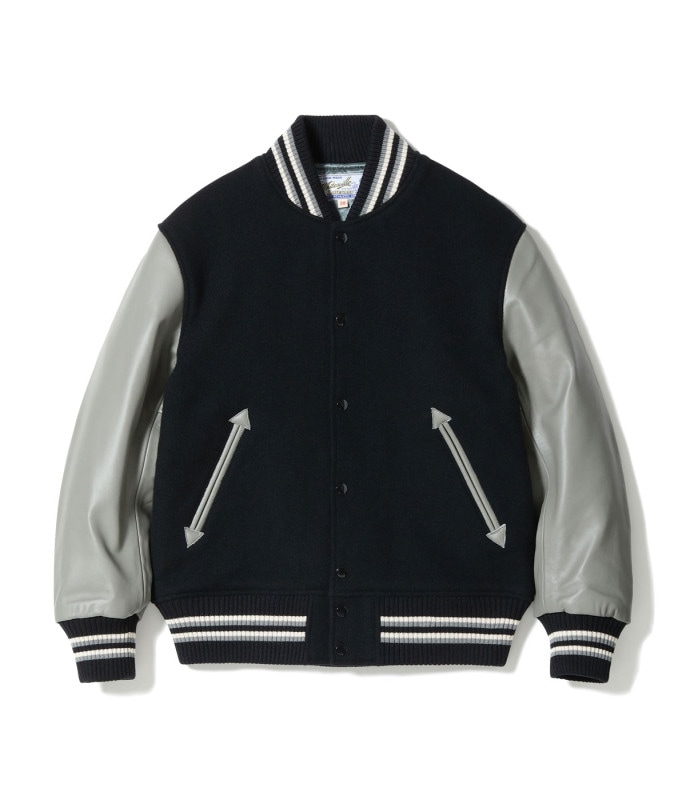 Lot No. WV15606 / 30oz. WOOL MELTON AWARD JACKET SOLID