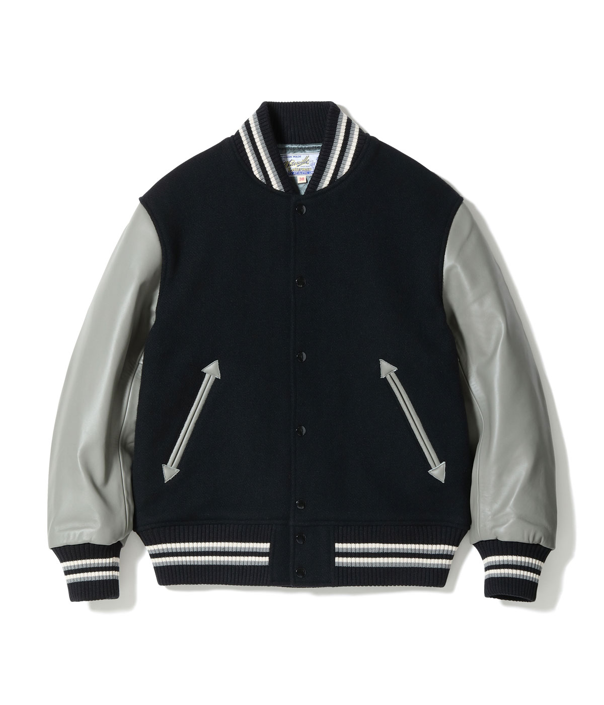 Lot No. WV15606 / 30oz. WOOL MELTON AWARD JACKET SOLID