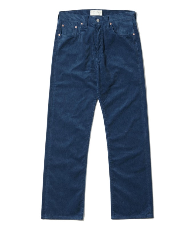 Lot No. SC42483 / 9W CORDUROY 5POCKET PANTS PIGMENT DYED