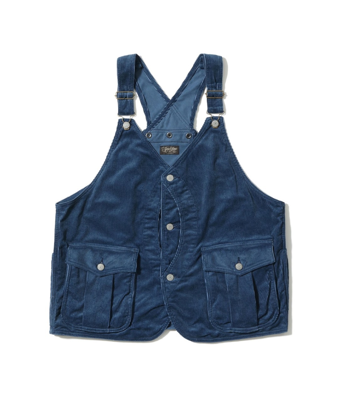 Lot No. SC15649 / PIGMENT DYED 9W CORDUROY ADJUSTABLE HUNTING VEST