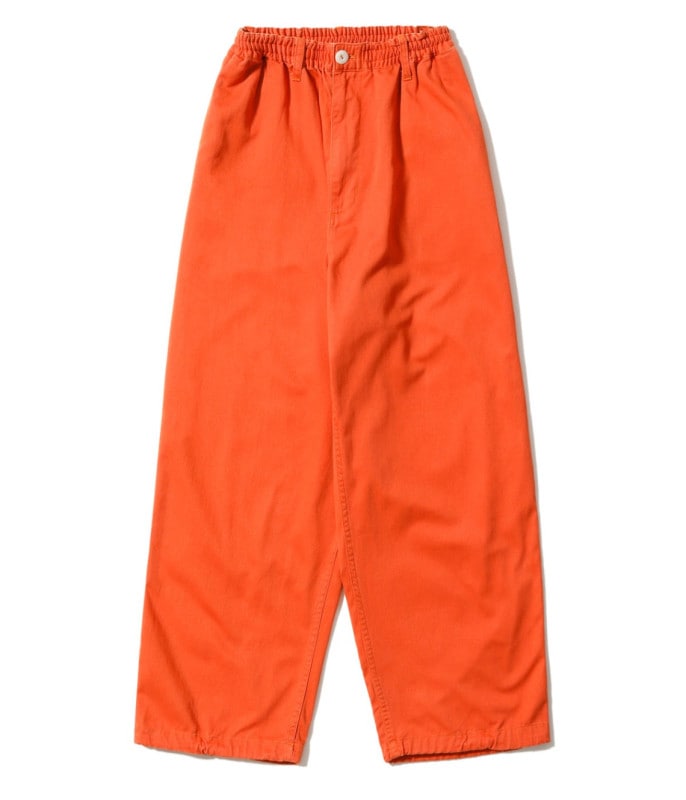 Lot No. MO42515 / MODUCT COTTON TWILL SCRAB PANTS with STENCIL PRINT AGING MODEL