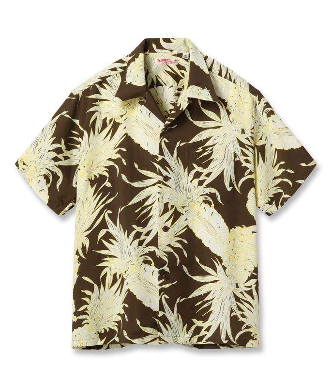 Lot No. SS39413 / RAYON HAWAIIAN SHIRT ��ISLAND PINEAPPLE��