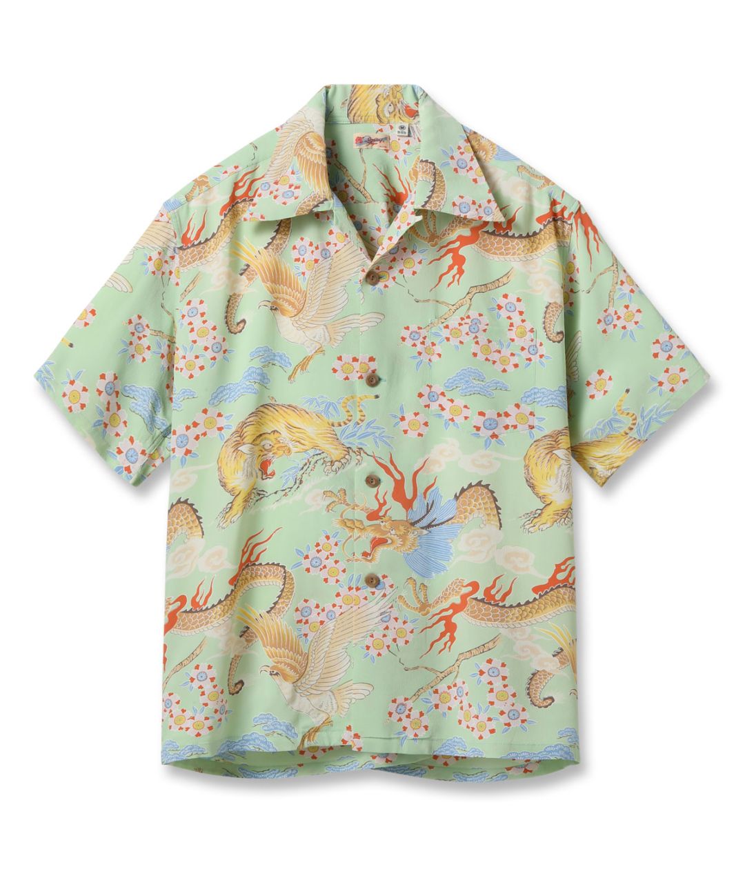 Lot No. SS39414 / RAYON HAWAIIAN SHIRT ��THE TRIANGULAR FIGHT��