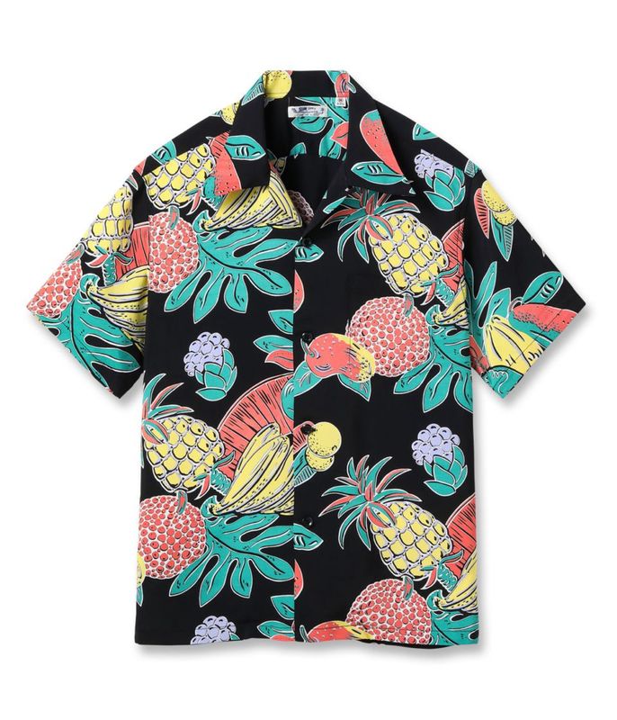 Lot No. SS39415 / RAYON HAWAIIAN SHIRT ��TROPICAL FRUITS��