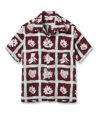 Lot No. SS39419 / RAYON HAWAIIAN SHIRT ��ISLAND PLANTS��