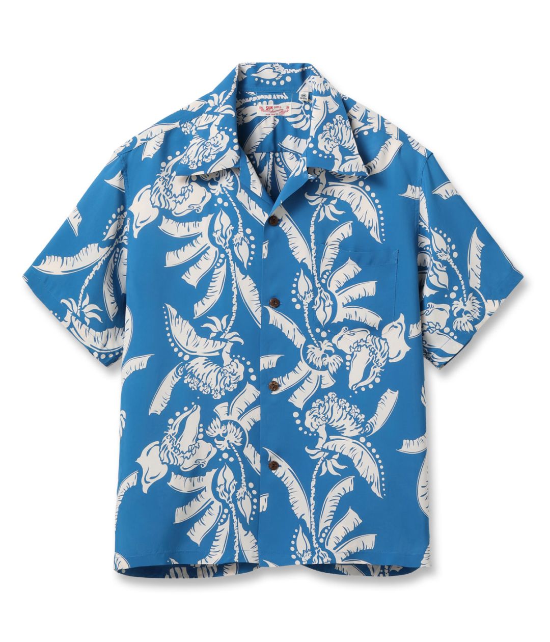 Lot No. SS39421 / RAYON HAWAIIAN SHIRT HONEYSUCKLE