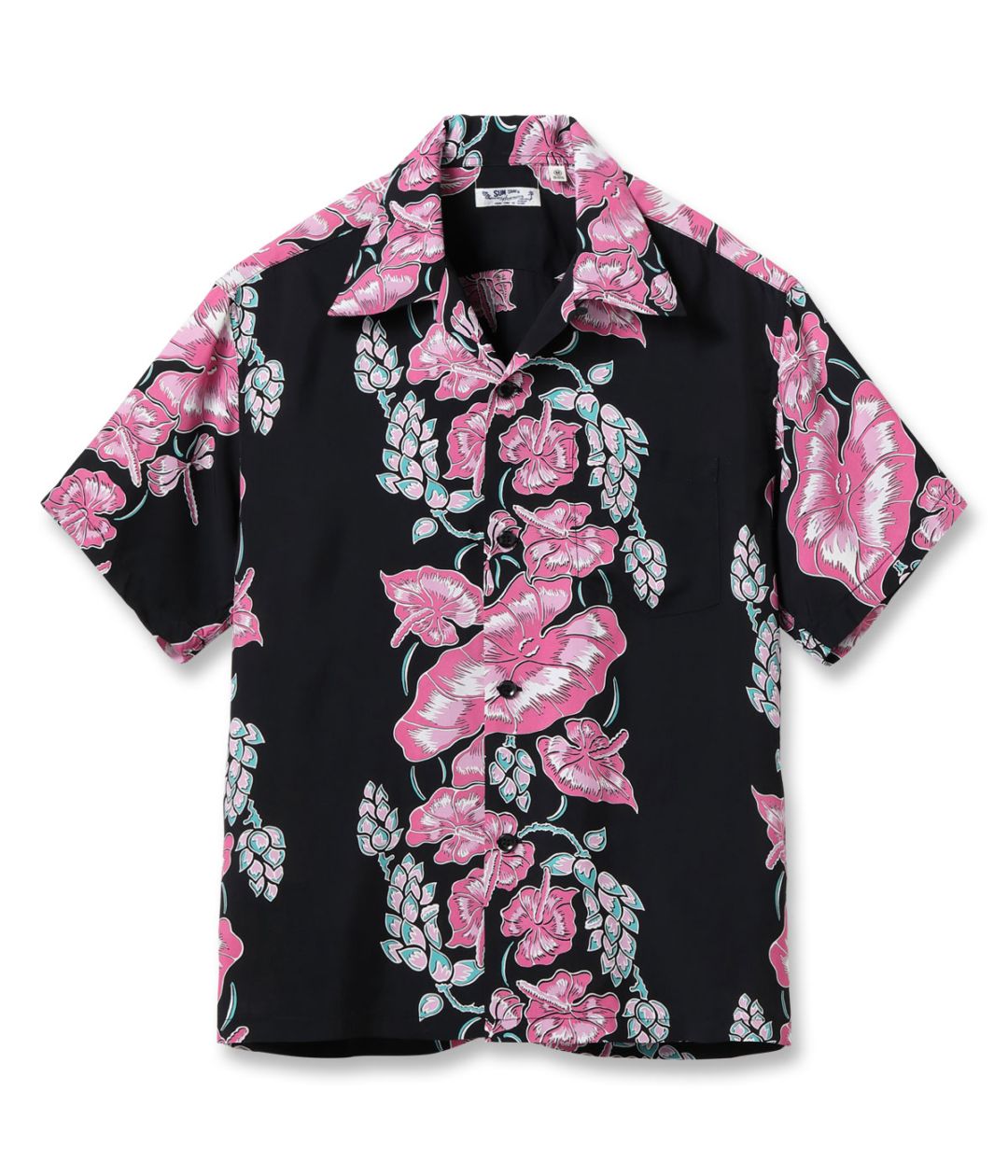 Lot No. SS39425 / RAYON HAWAIIAN SHIRT ISLAND FLOWER CHAIN