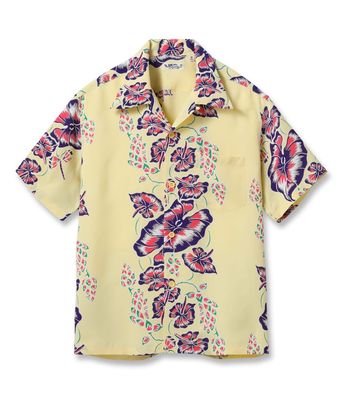 Lot No. SS39425 / RAYON HAWAIIAN SHIRT ISLAND FLOWER CHAIN