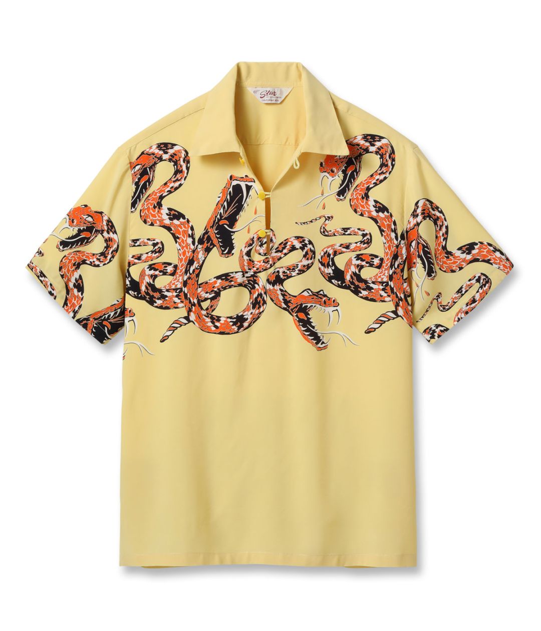 Lot No. SH39485 / HIGH DENSITY RAYON PULLOVER SHIRT ��RATTLE SNAKE��