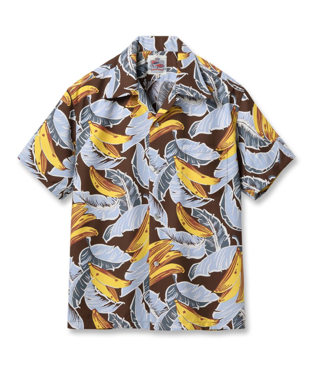 Lot No. DK39399 / DUKE KAHANAMOKU COOLMAX HAWAIIAN SHIRT DUKE'S BANANA LEAF