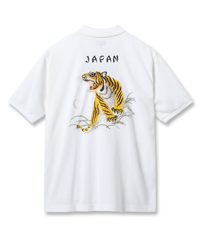 Lot No. TT79585 / SUKA POLO SHIRT EMBROIDERED ��TIGER��