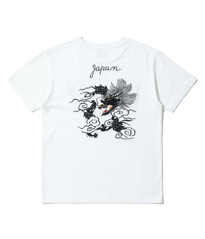 Lot No. TT79588 / SUKA T-SHIRT EMBROIDERED ��DRAGON��