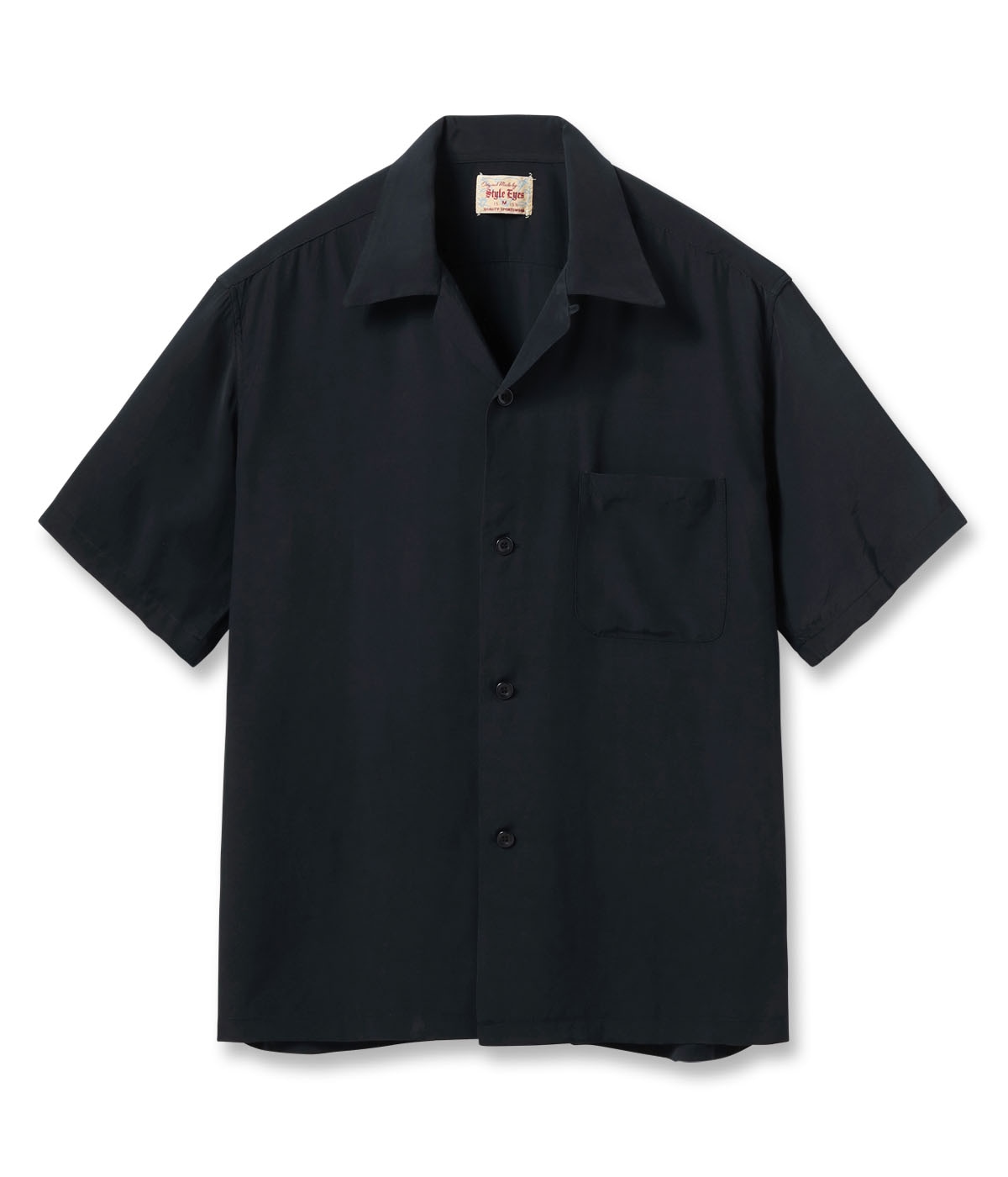 Lot No. SE39455 / RAYON BOWLING SHIRT “PLAIN” - STYLE EYES,STYLE