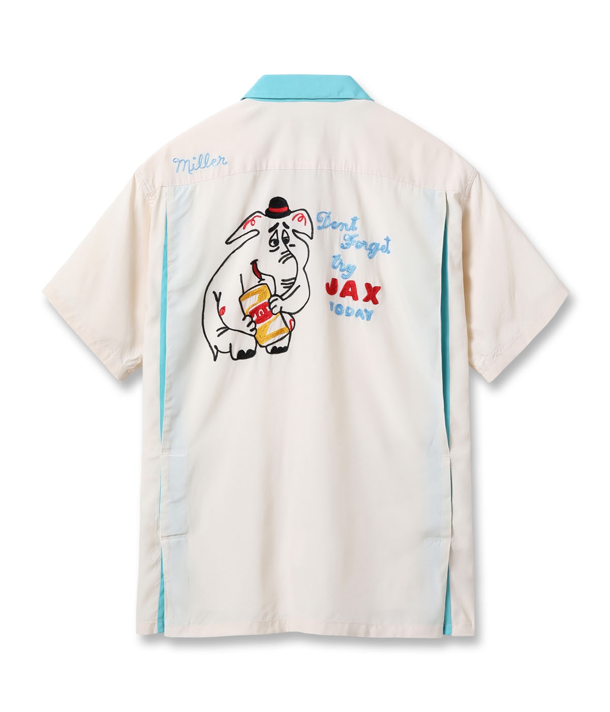 Lot No. SE39458 / RAYON BOWLING SHIRT JAX BEER