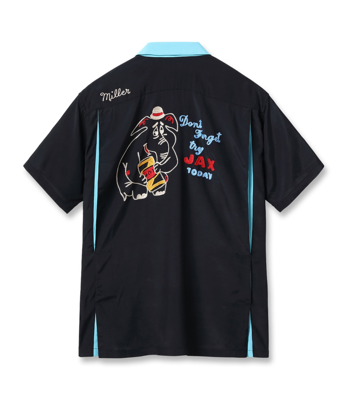 Lot No. SE39458 / RAYON BOWLING SHIRT JAX BEER