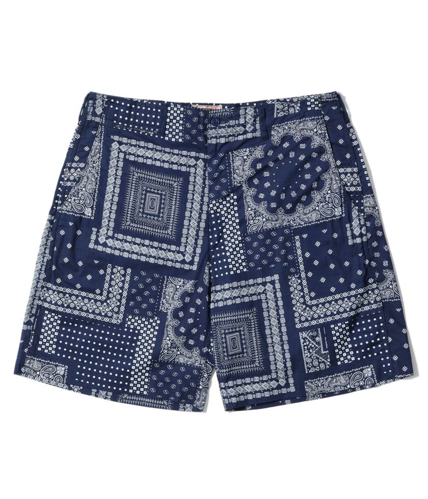 Lot No. SC52537 / NATIVE AMERICAN BANDANA PATCHWORK PRINT WORK SHORTS