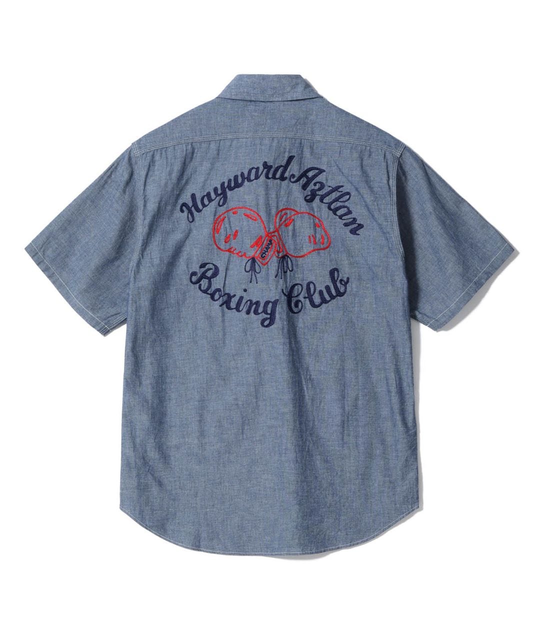 Lot No. SC39527 / CHAMBRAY WORK SHIRT with CHAIN EMBROIDERED