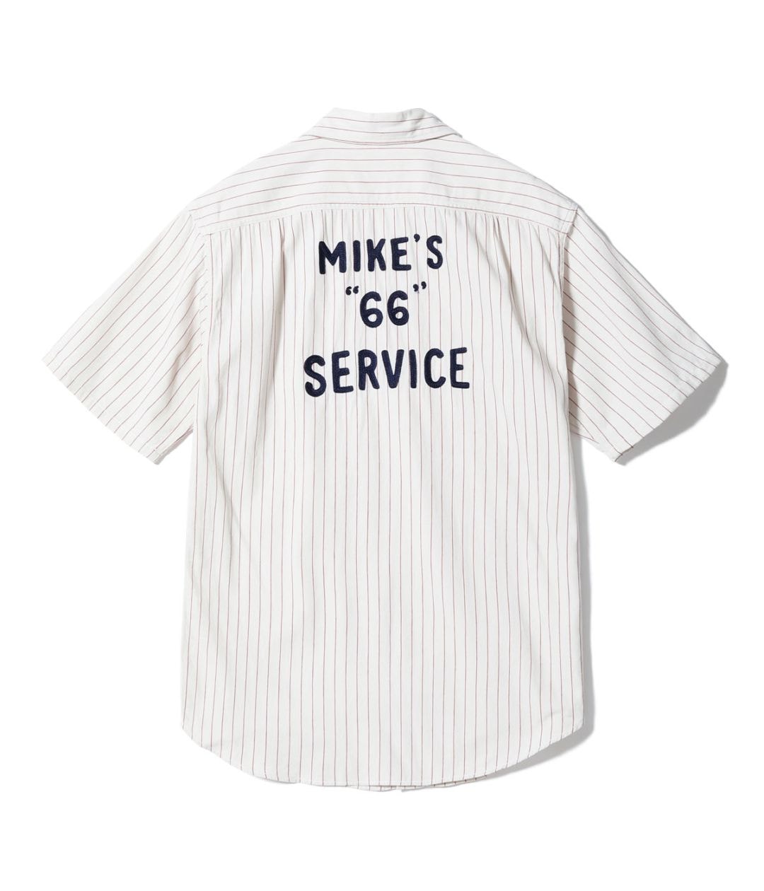 Lot No. SC39528 / COKE STRIPE WORK SHIRT with CHAIN EMBROIDERED