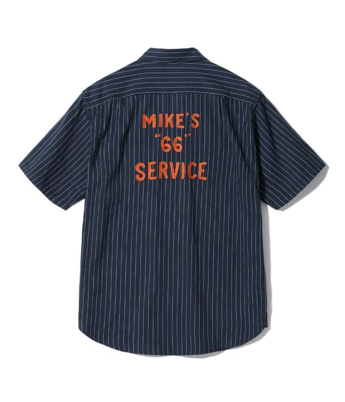 2025ǯ72 / Lot No. SC39528 / COKE STRIPE WORK SHIRT with CHAIN EMBROIDERED