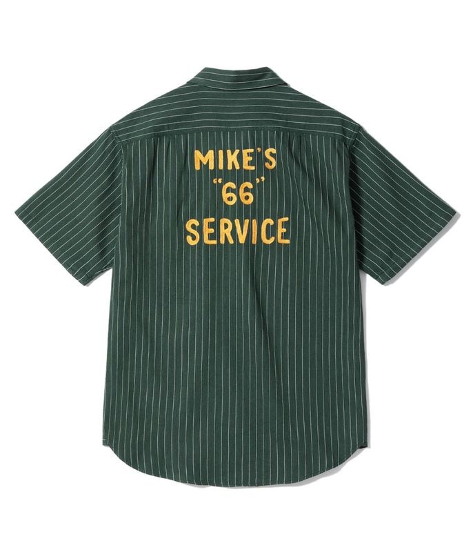2025ǯ72 / Lot No. SC39528 / COKE STRIPE WORK SHIRT with CHAIN EMBROIDERED