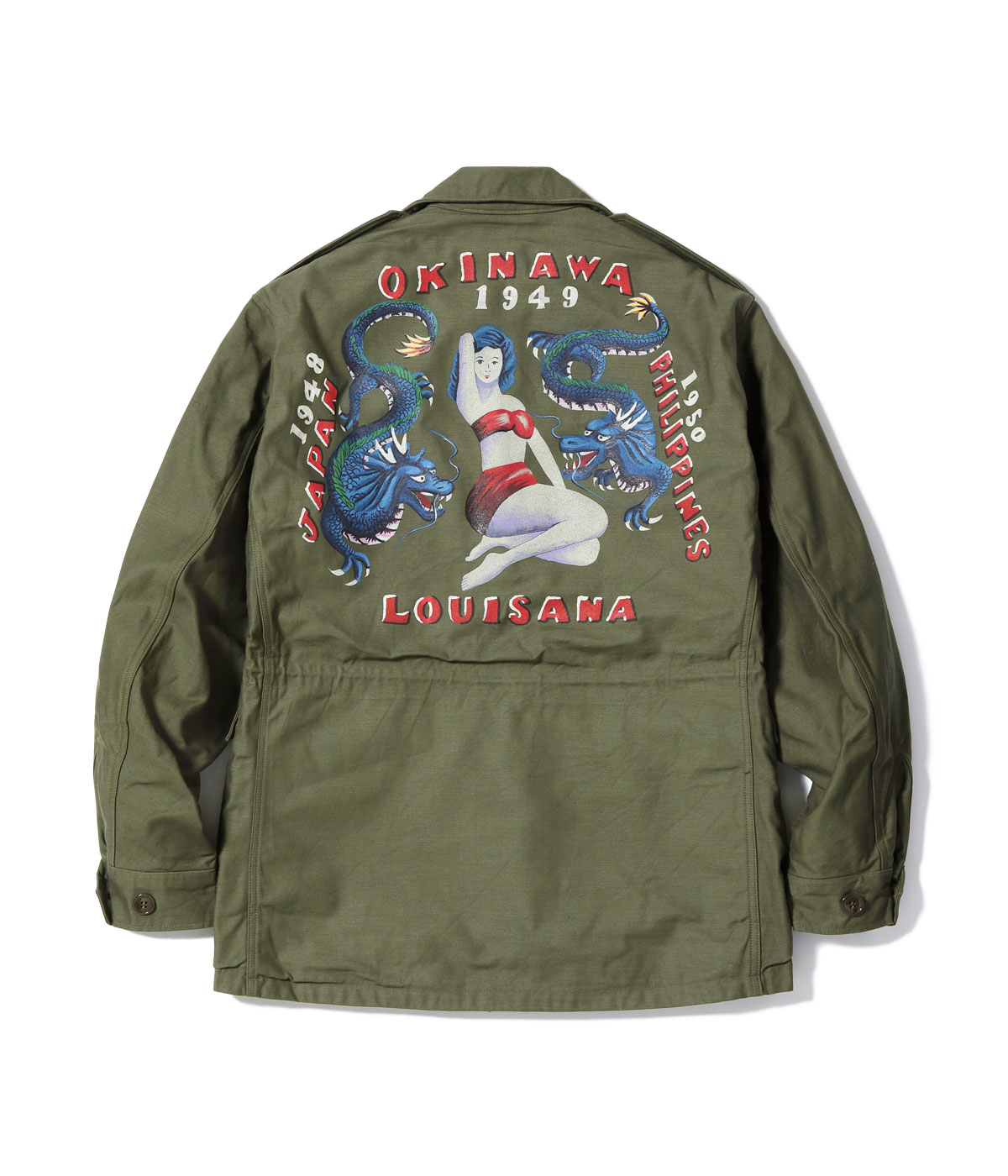 Lot No. BR15723 /  Type M-1943 BUZZ RICKSON MFG. CO. HAND PAINT "DRAGON & LADY"