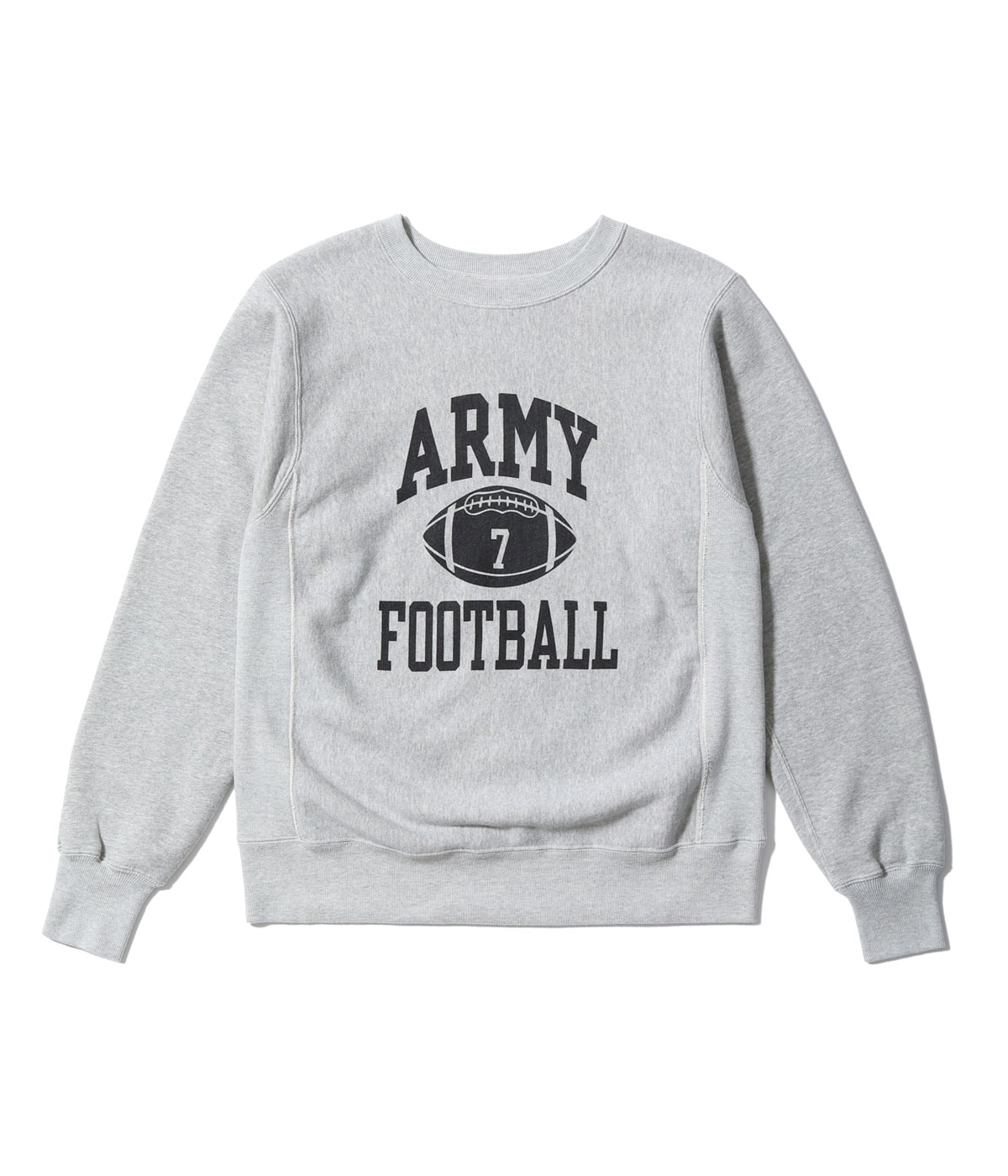 Lot No. BR69644 / HORIZONTAL KNITTING SWEAT SHIRT ARMY FOOTBALL