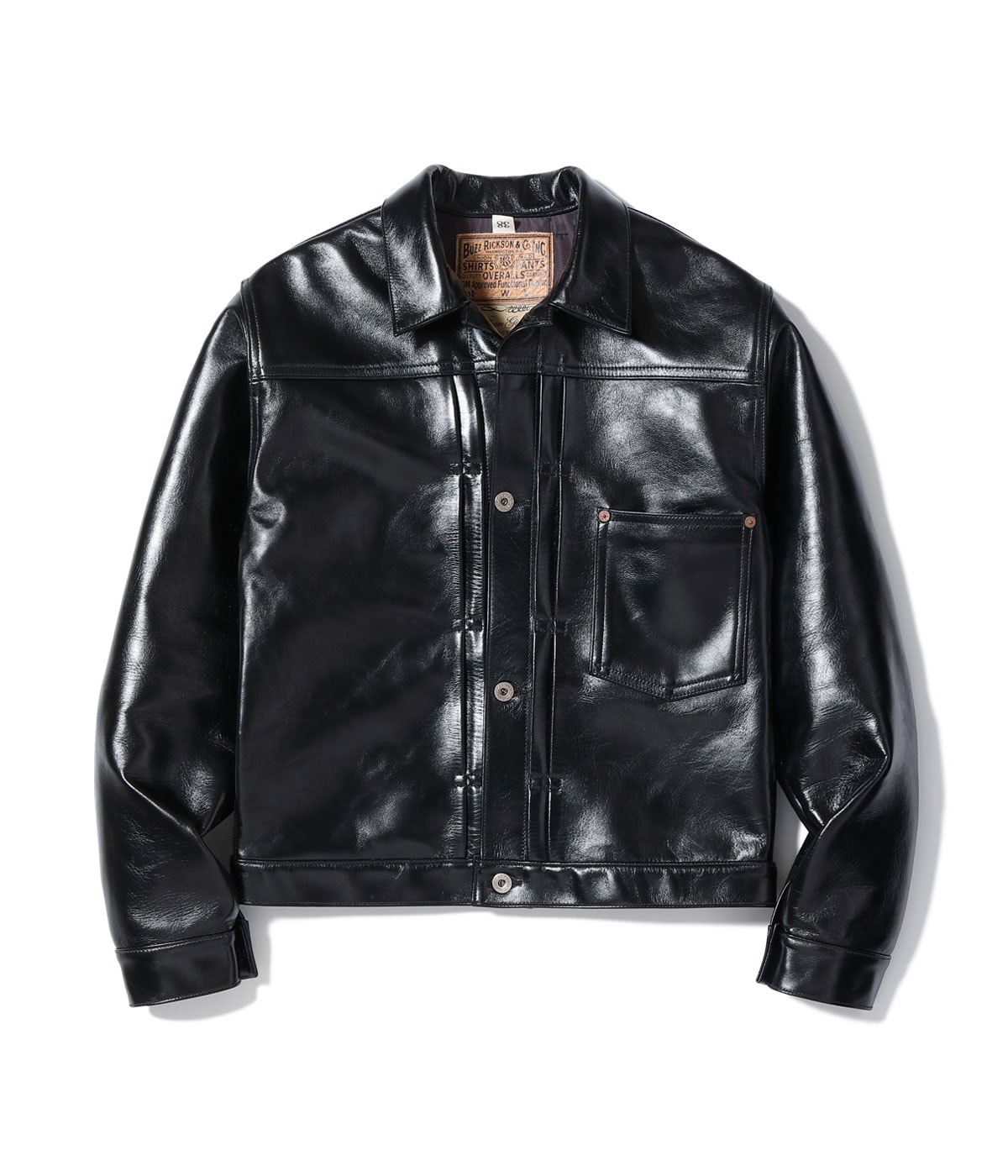 2025ǯ1030 / Lot No. BR80665 / WILLIAM GIBSON COLLECTION BLACK LEATHER BLOUSE