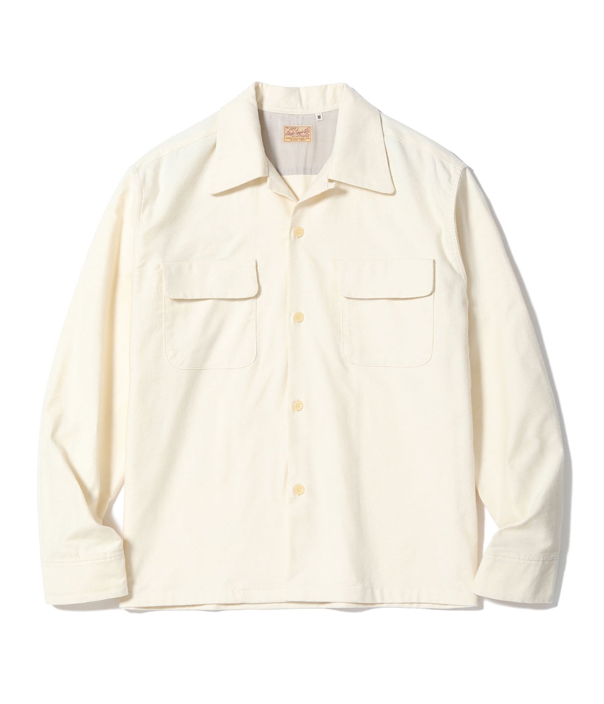 Lot No. SE29577 / Mid 1950s Style Flannel Sports Shirt ��PLAIN��