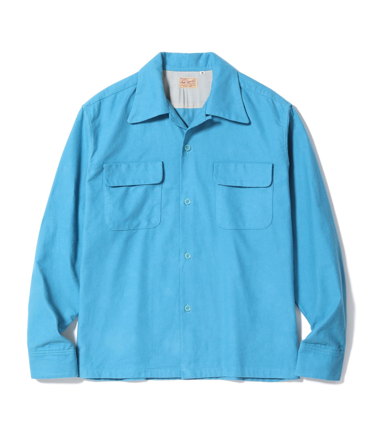 Lot No. SE29577 / Mid 1950s Style Flannel Sports Shirt ��PLAIN��