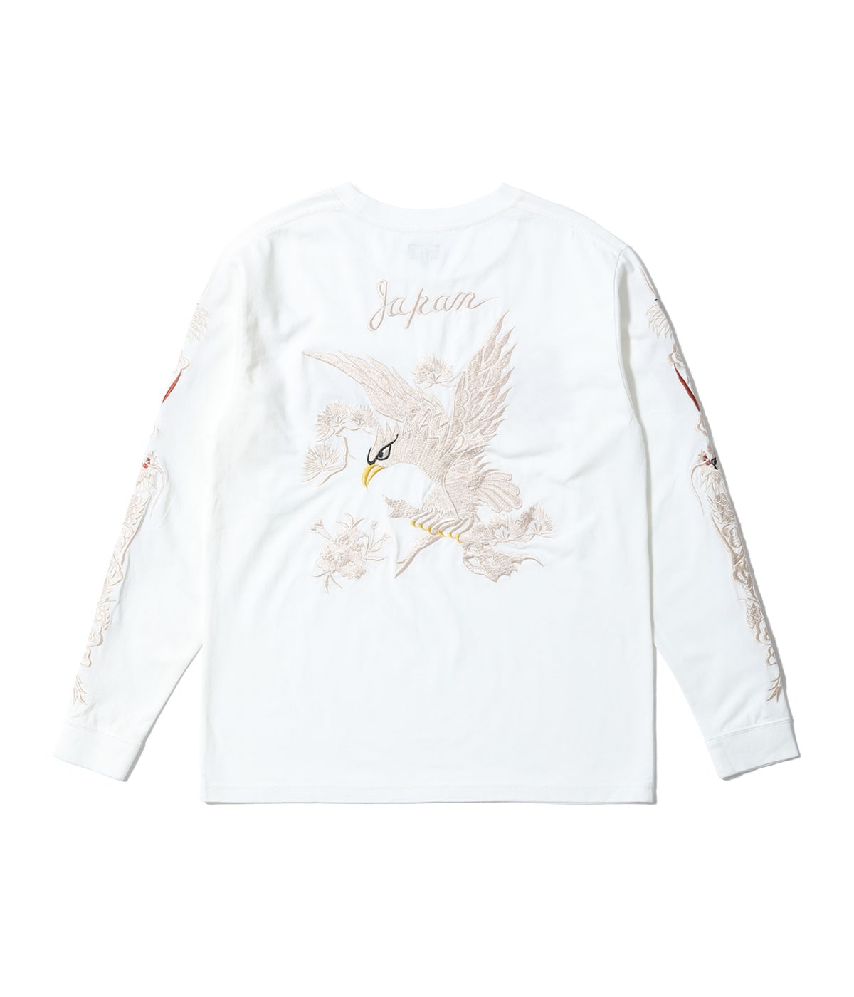 Lot No. TT69647 / LONG SLEEVE SUKA T-SHIRT EMBROIDERED ��EAGLE��