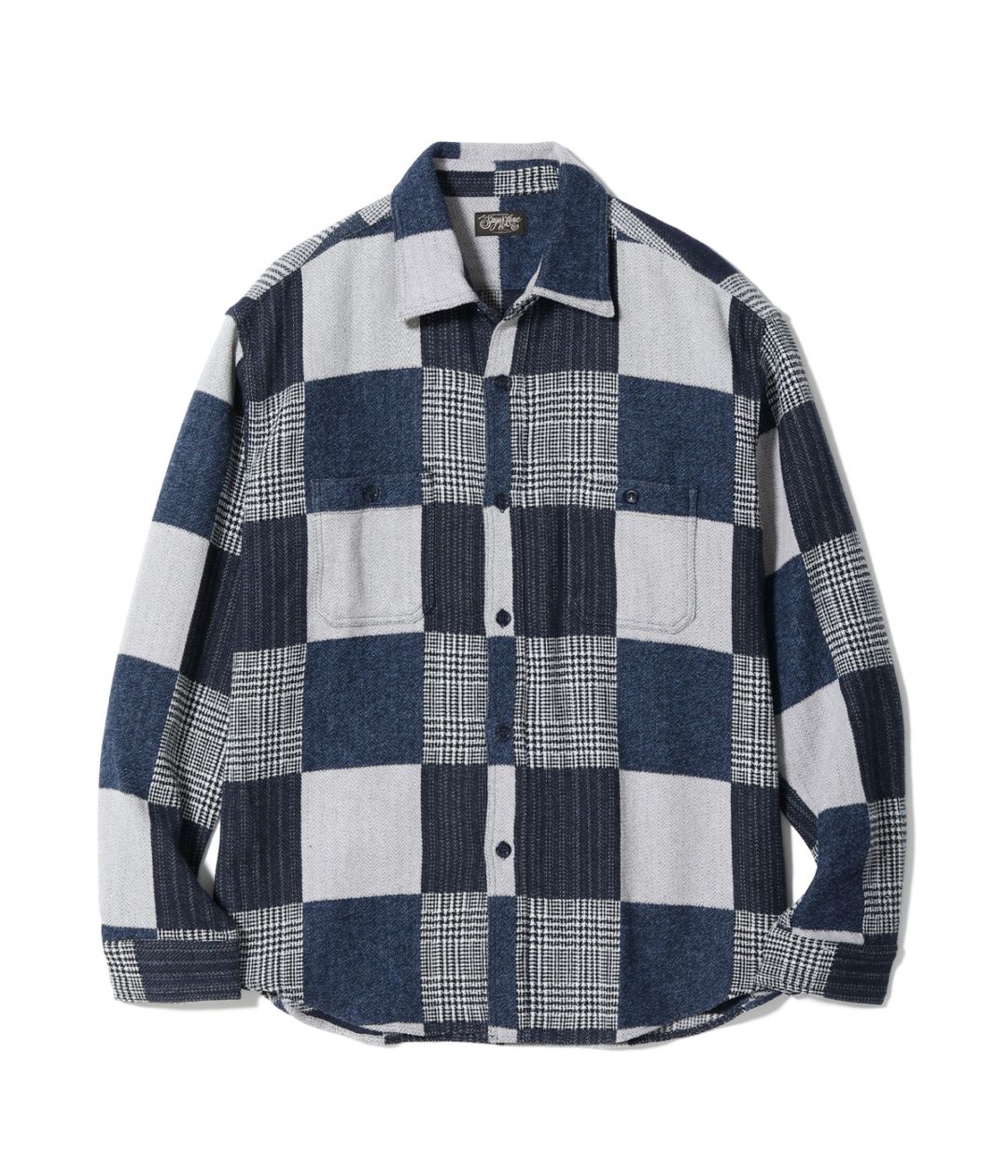 Lot No. SC29589 / PATCHWORK CHECK WORK SHIRT