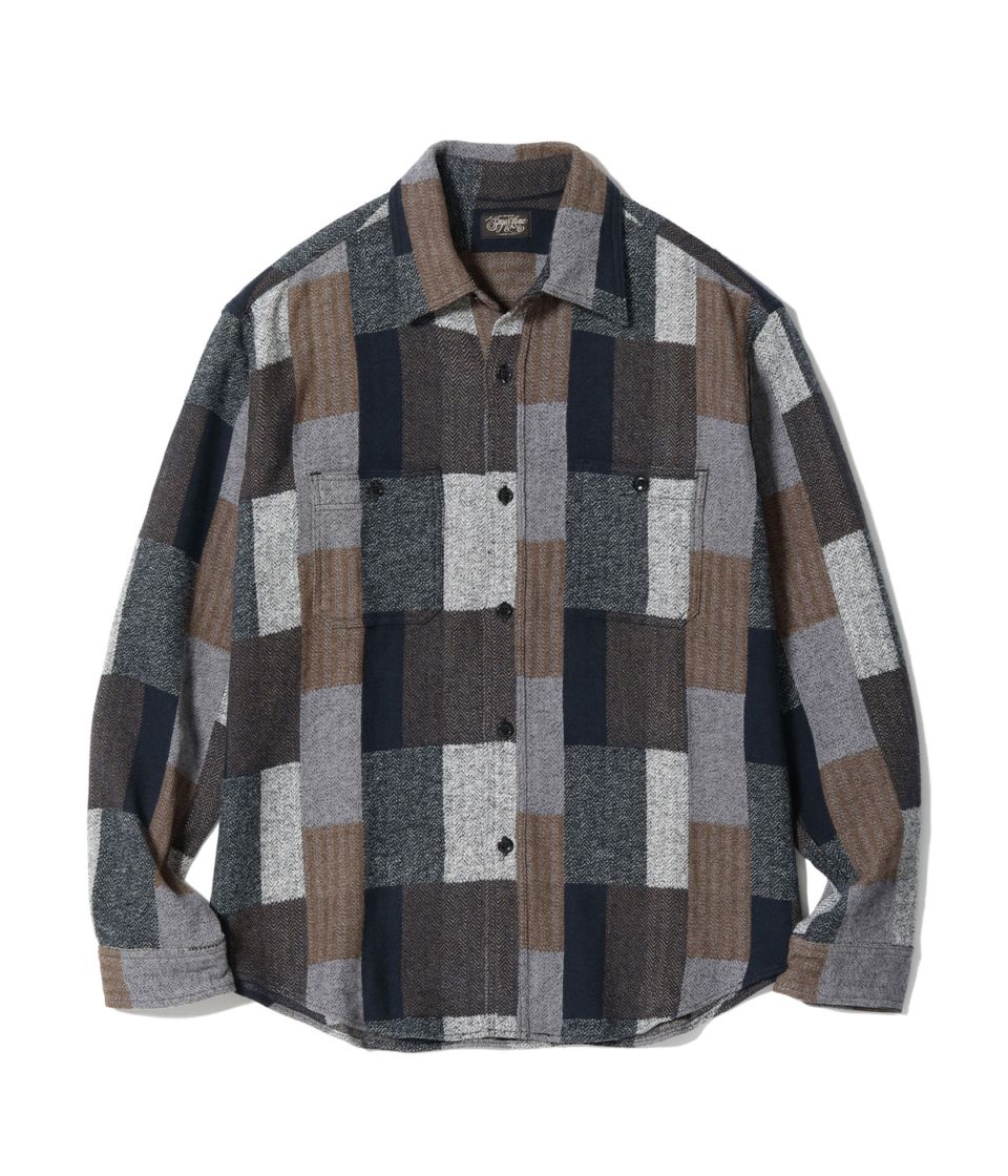 Lot No. SC29590 / RANDOM PATCHWORK WORK SHIRT