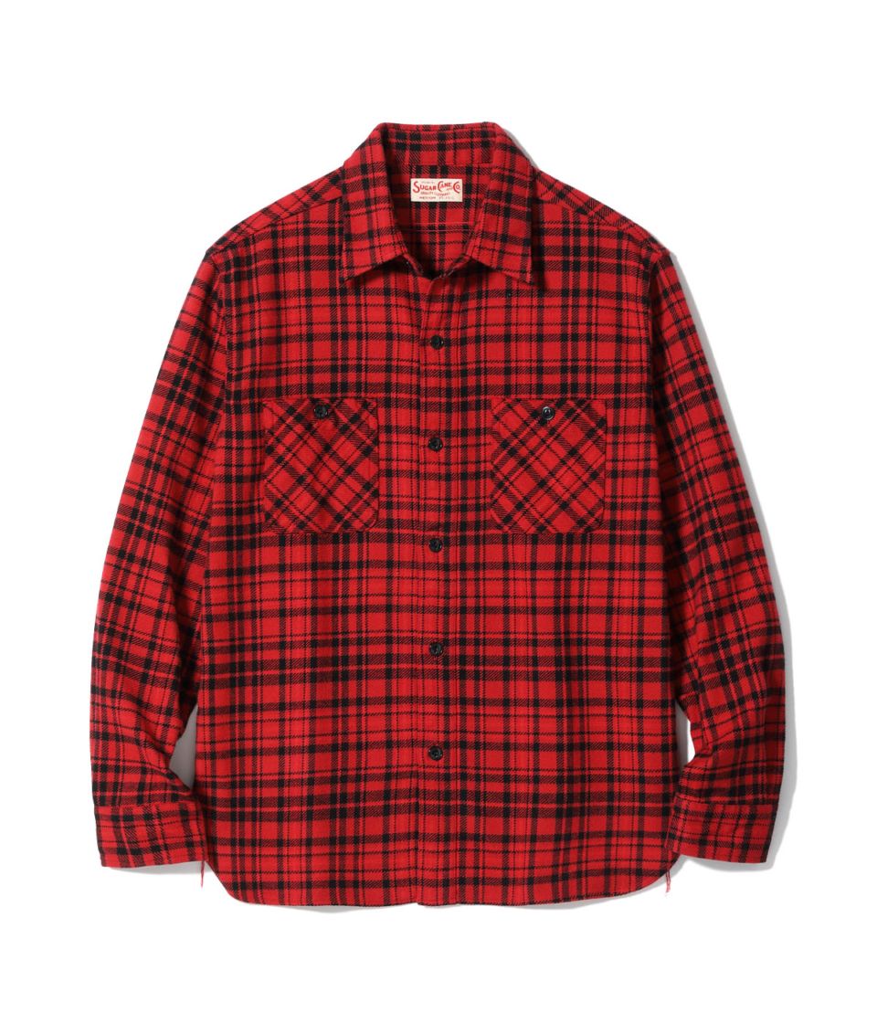 Lot No. SC29559 / TWILL CHECK WORK SHIRT