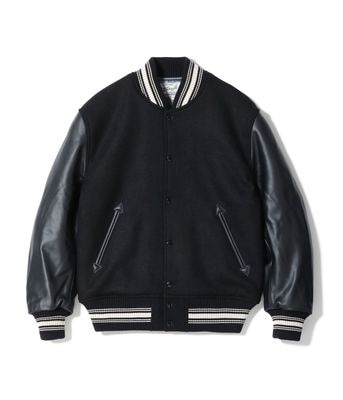 50s リバーシブルアワードジャケット 50s 50年代 スタジャン アワードジャケット メルトン コットン