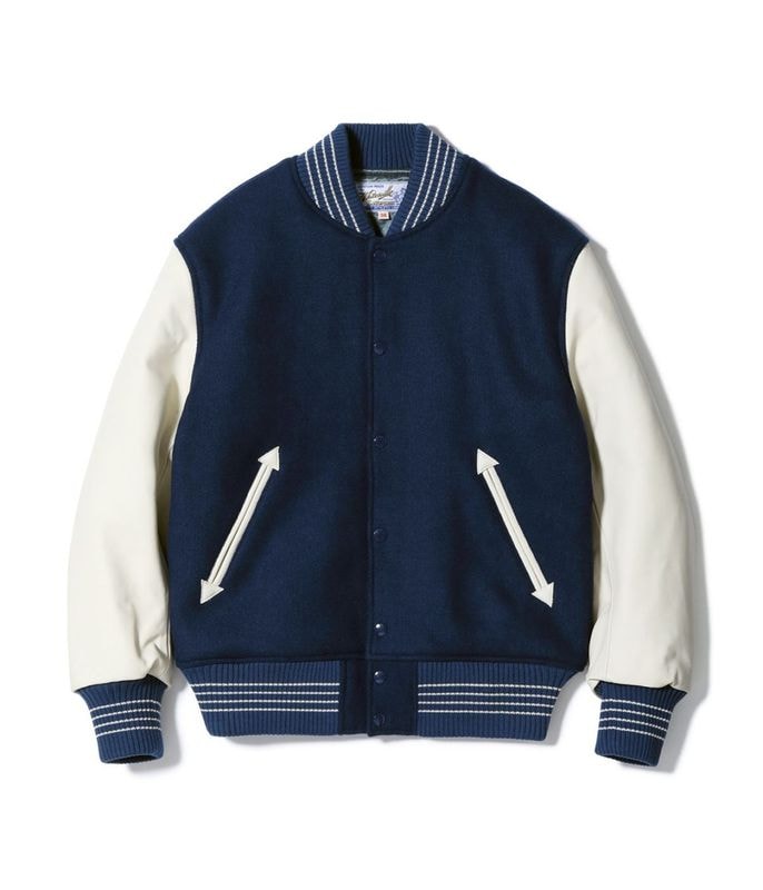 Lot No. WV15807 / 30oz. WOOL MELTON AWARD JACKET SOLID