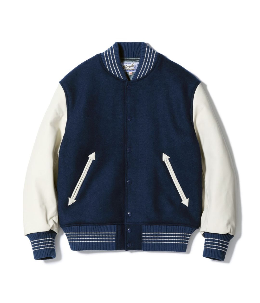 Lot No. WV15807 / 30oz. WOOL MELTON AWARD JACKET SOLID