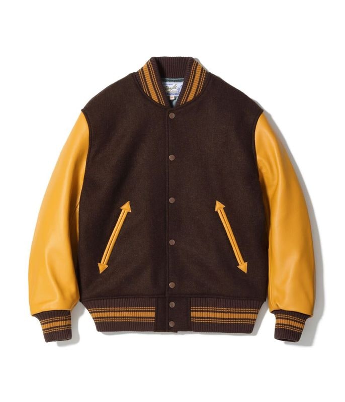 Lot No. WV15807 / 30oz. WOOL MELTON AWARD JACKET SOLID