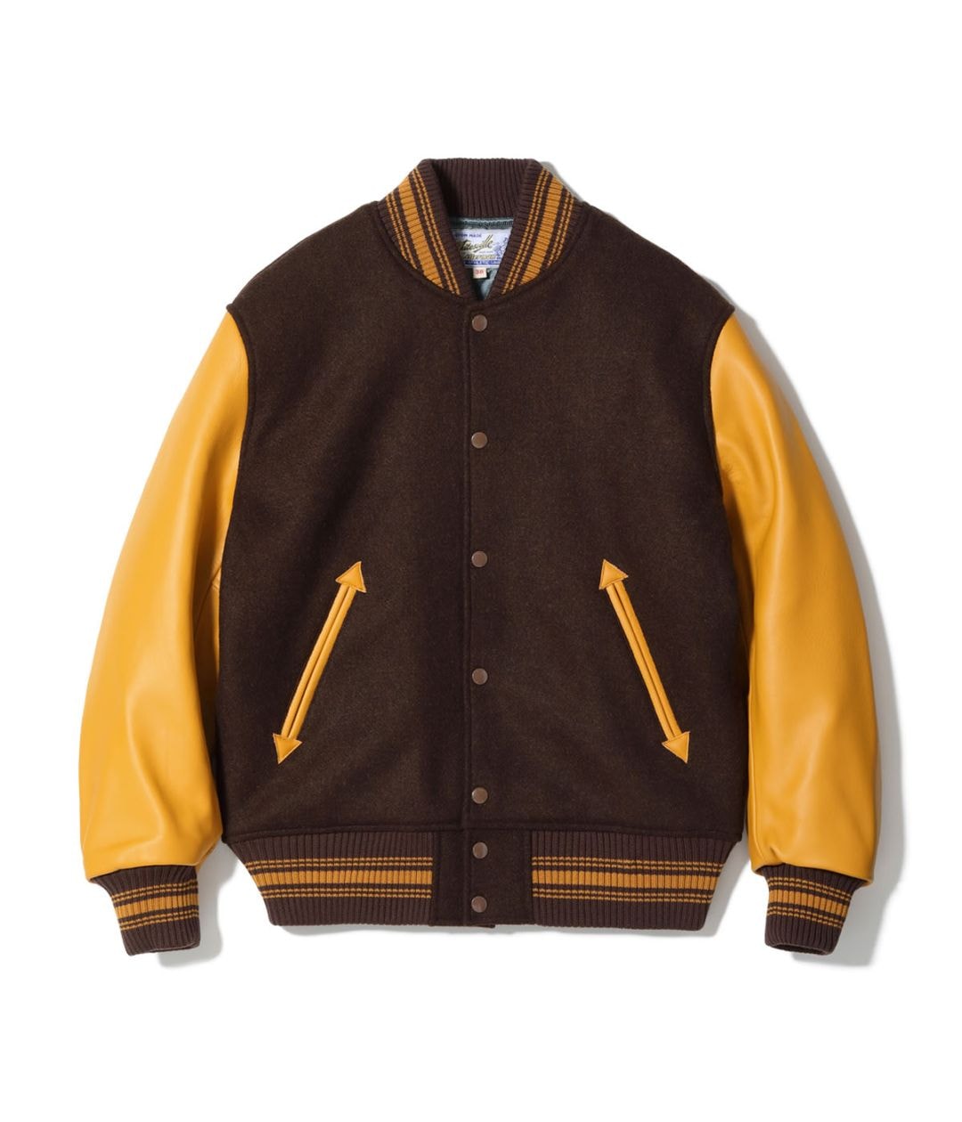 Lot No. WV15807 / 30oz. WOOL MELTON AWARD JACKET SOLID