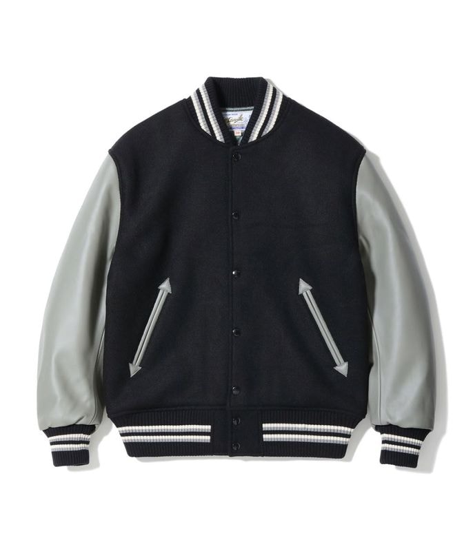 Lot No. WV15807 / 30oz. WOOL MELTON AWARD JACKET SOLID