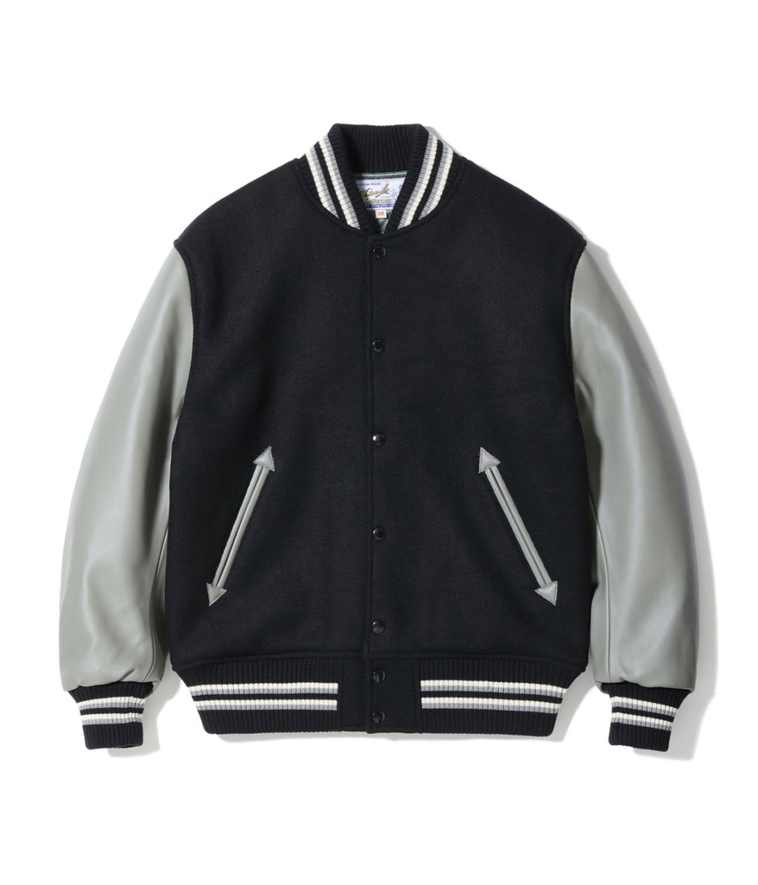 Lot No. WV15807 / 30oz. WOOL MELTON AWARD JACKET SOLID