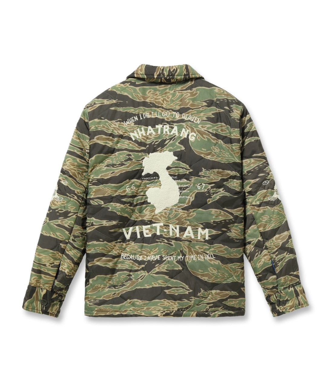 Lot No. TT15799 / Mid 1960s Style Vietnam Liner Jacket VIET-NAM MAP