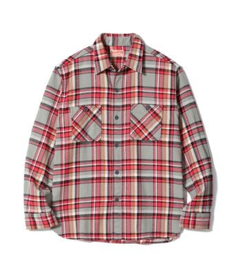 Lot No. SC29565 / TWILL CHECK WORK SHIRT