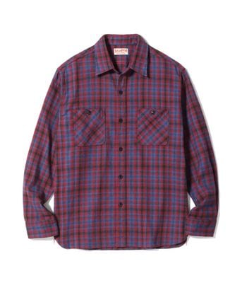 Lot No. SC29563 / TWILL CHECK WORK SHIRT